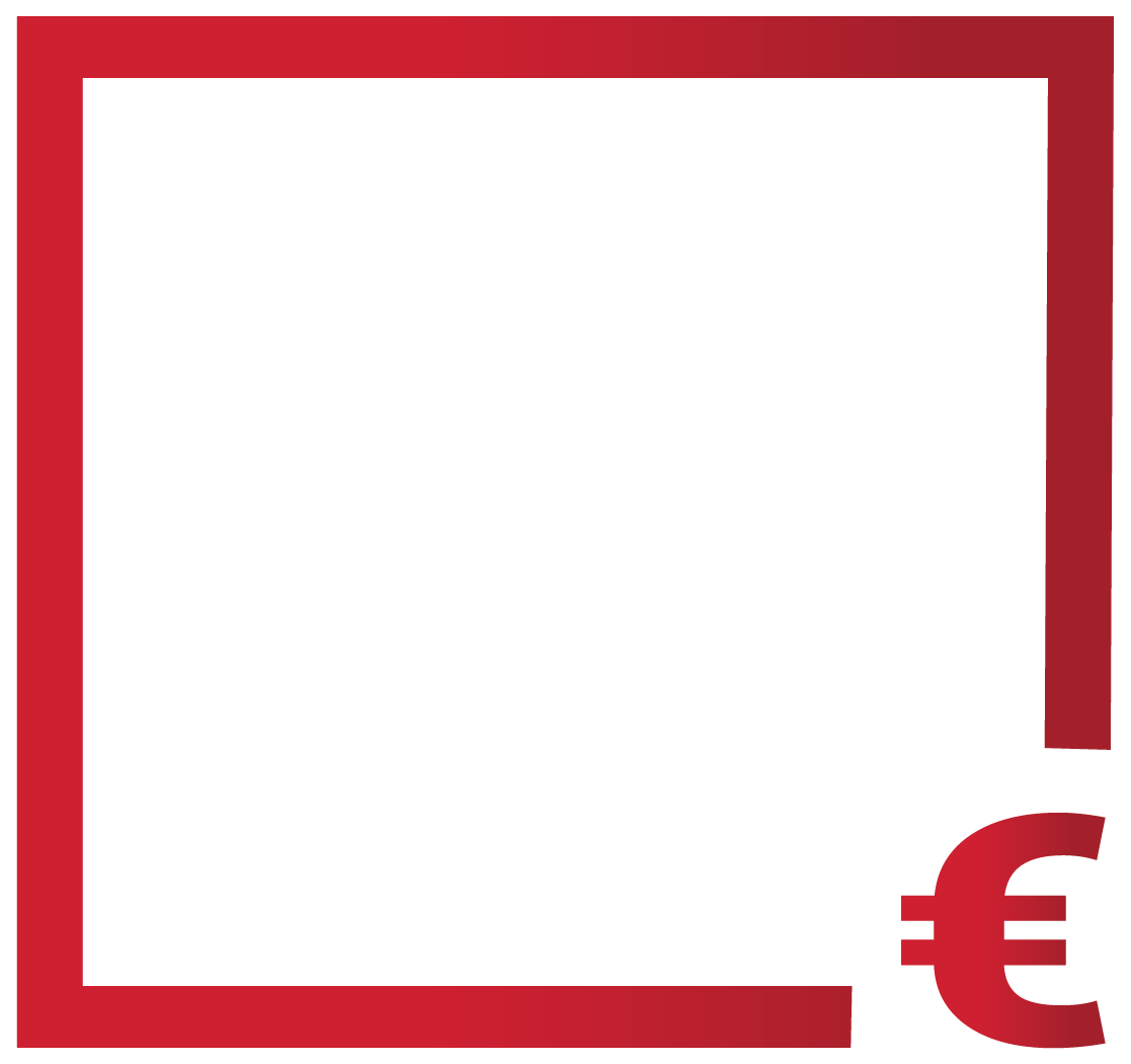 transparent square euro
